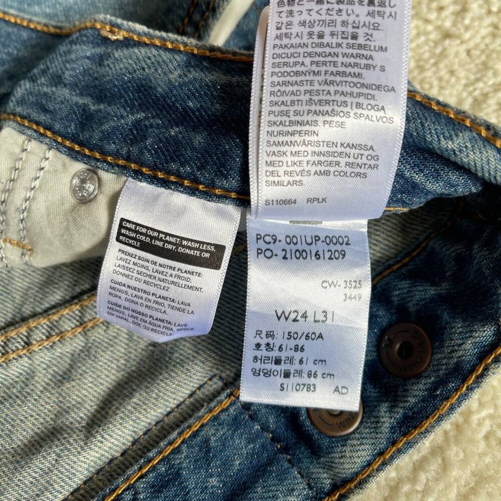 NWT Levi's Cinch Baggy High Rise Women's Jeans Size 24/31 - Picture 13 of 13